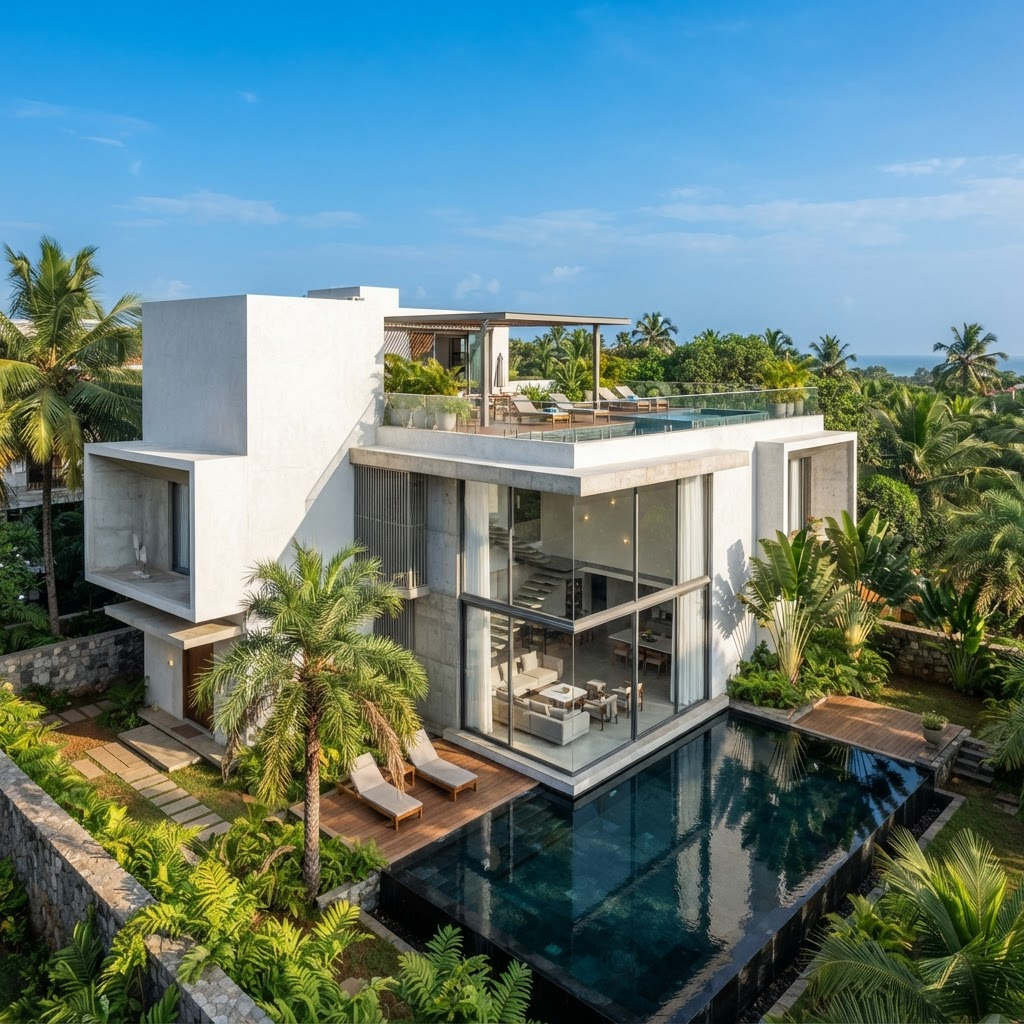 Courtyard House — Duplex Villa in Velachery, Chennai